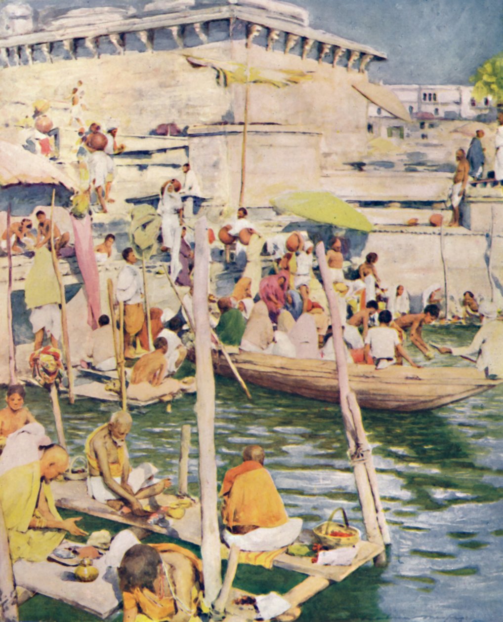 Benares, 1905 od Mortimer Ludington Menpes