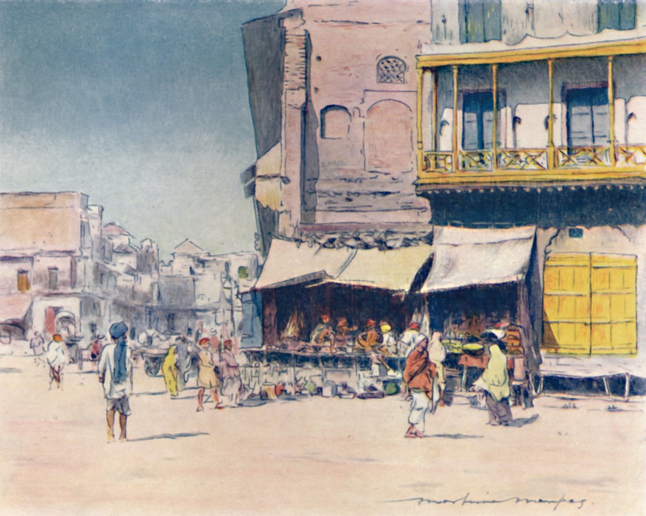 Prodavači obilí, 1905 od Mortimer Ludington Menpes