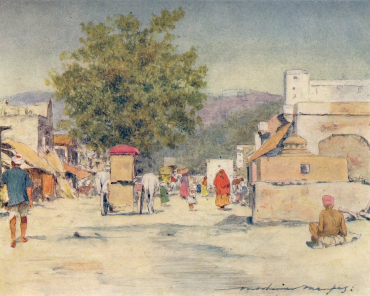 Ve městě Jeypore, 1905 od Mortimer Ludington Menpes