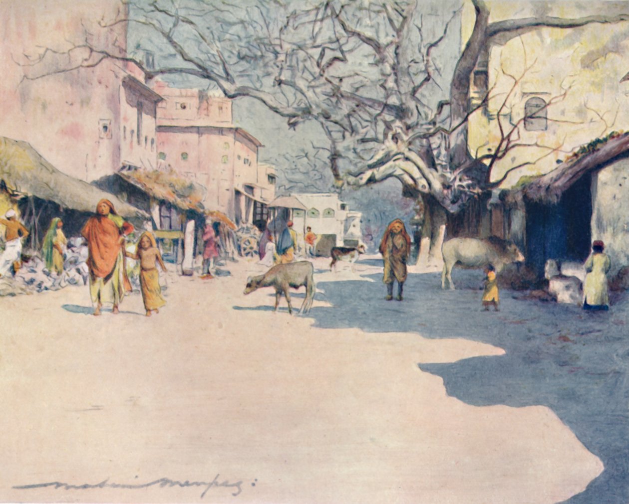 Poledne, Jeypore, 1905 od Mortimer Ludington Menpes