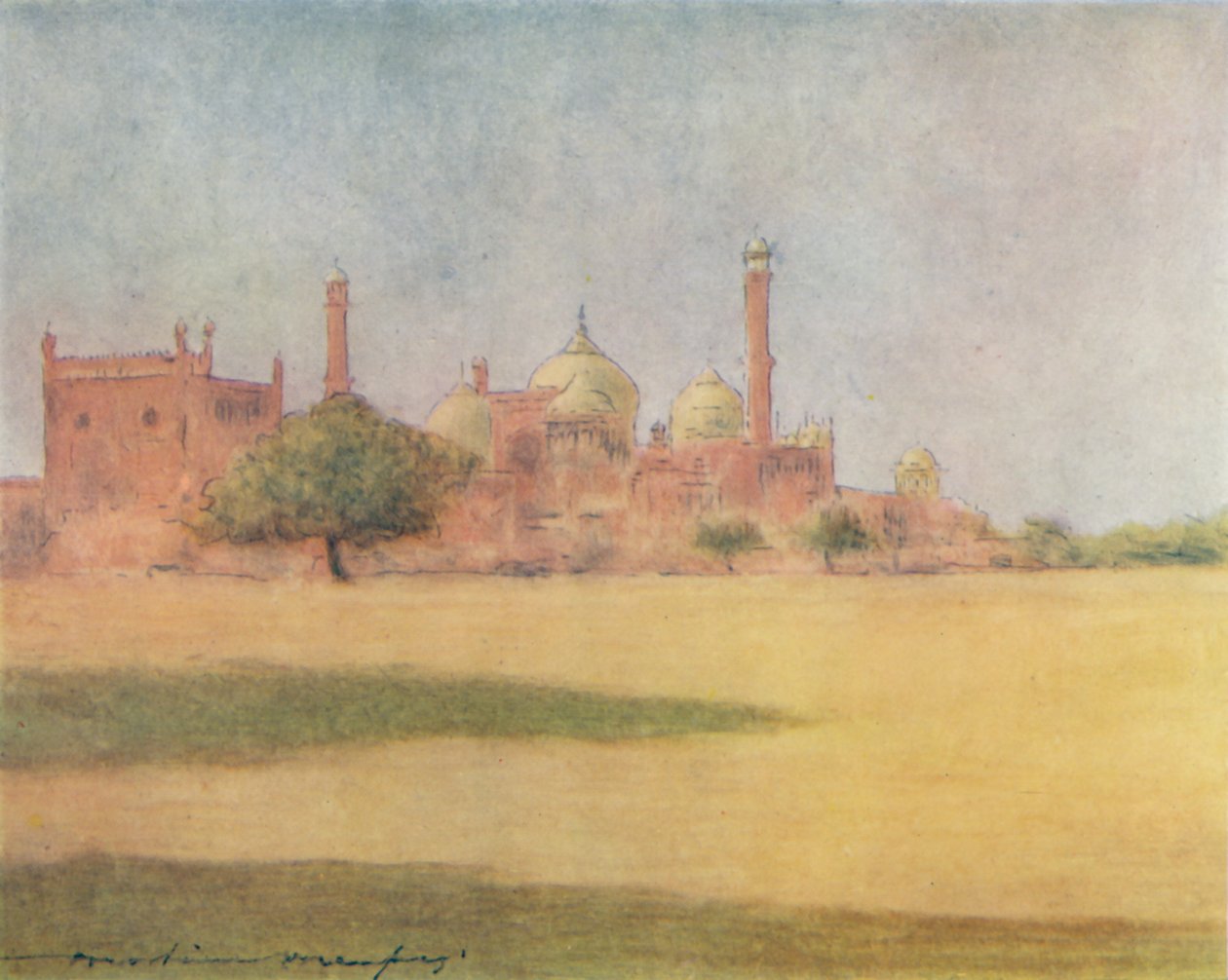 Jumna Masjid, 1905 od Mortimer Ludington Menpes