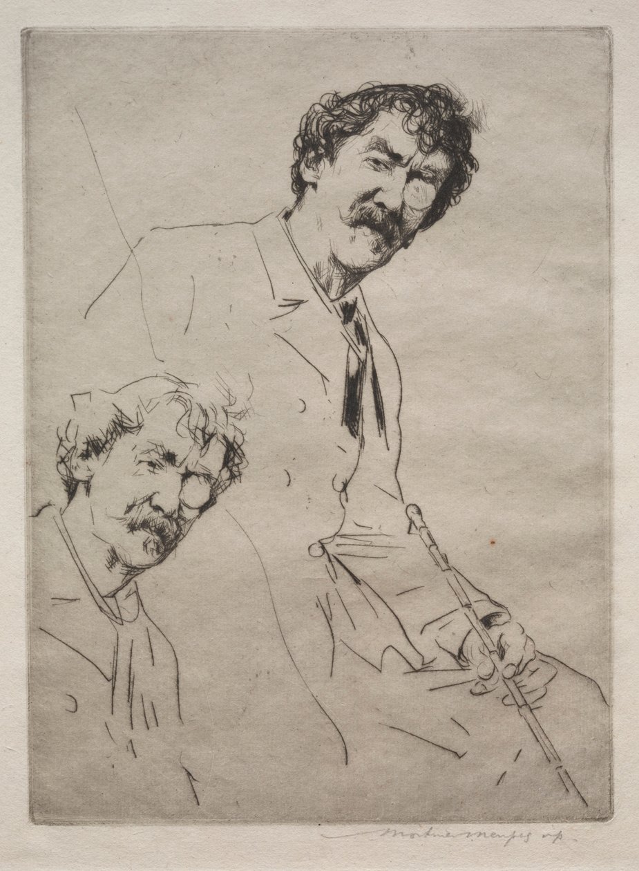 James MacNeill Whistler. od Mortimer Menpes