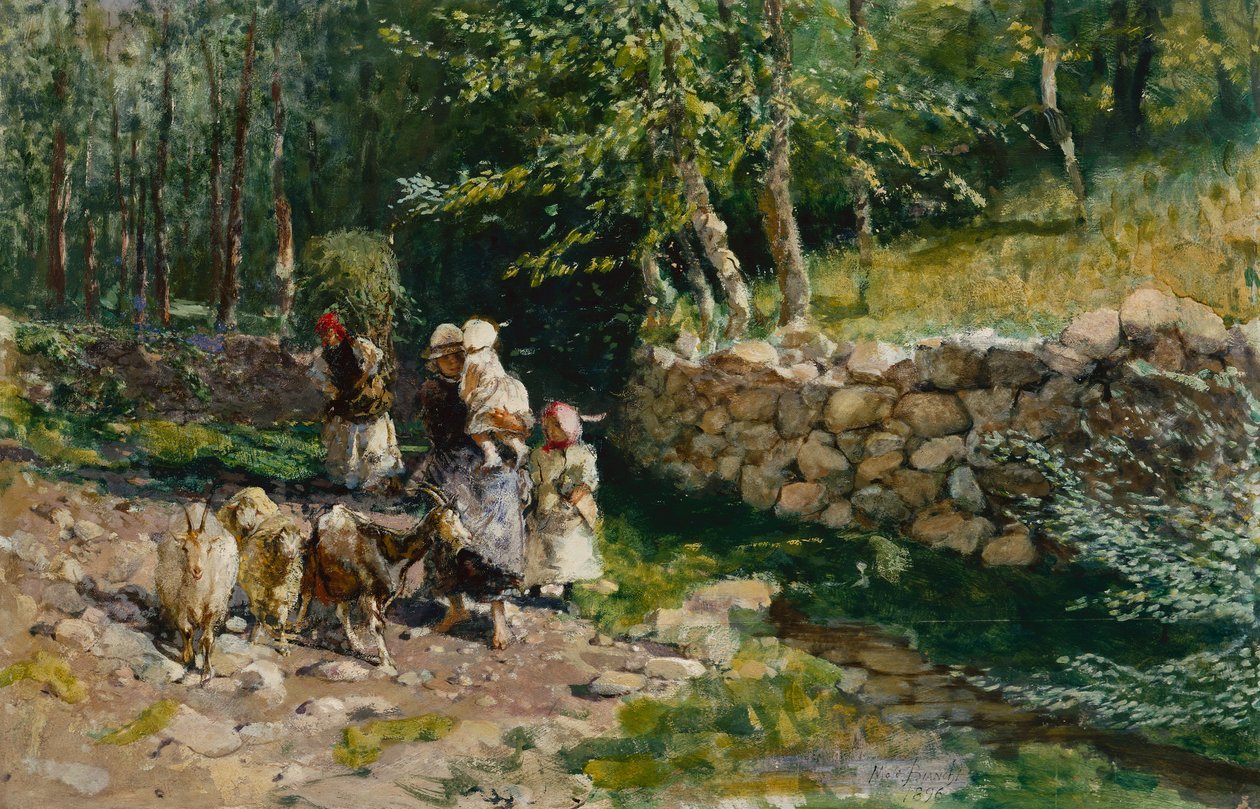 Návrat z trhu od Mose Bianchi