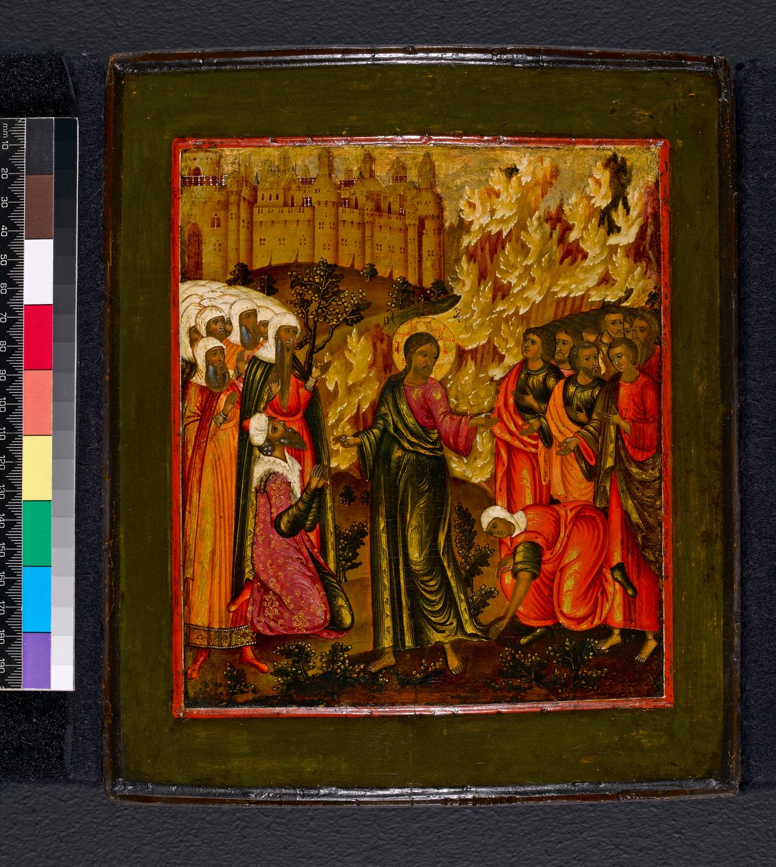 Ikona. Neidentifikovaný předmět evangelia, 1600-1699 od Moscow School