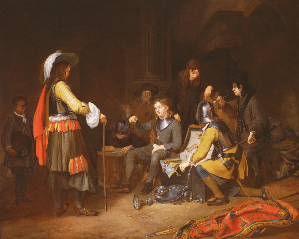 Divize kořisti od Moses Ter Borch