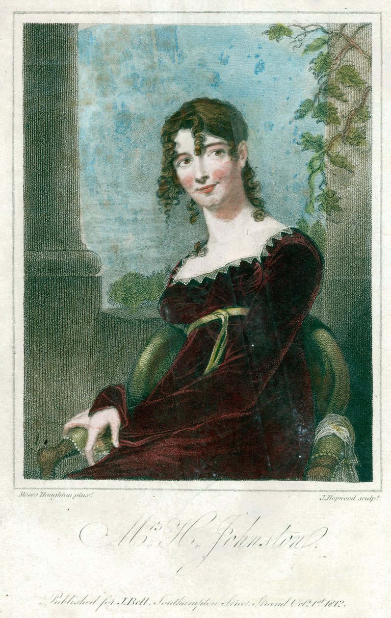 Paní H Johnston, 1818. od Moses Haughton