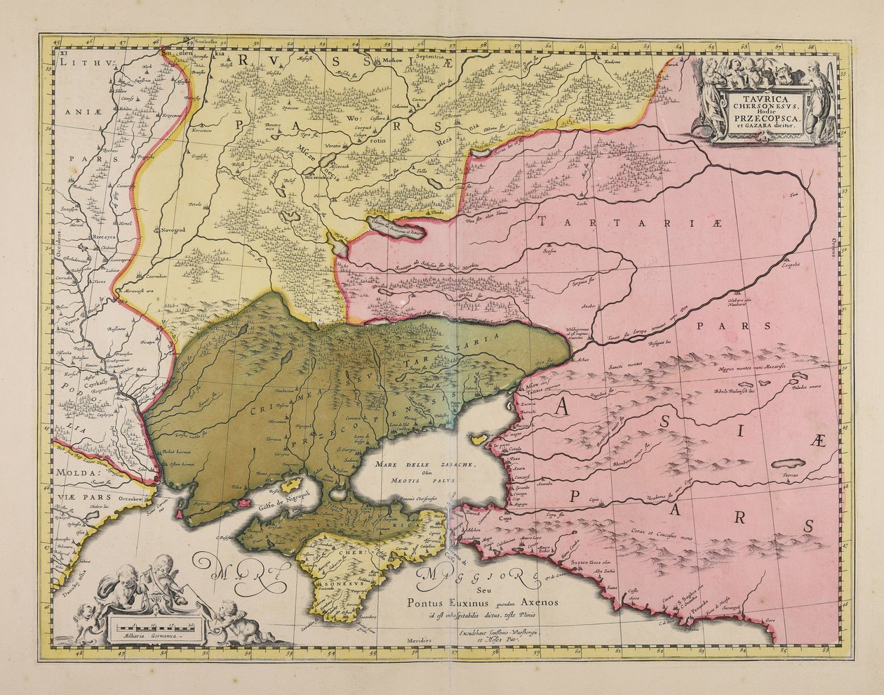 Taurští chersonéci se dnes nazývají Przecopsca a Gazara od Moses Pitt