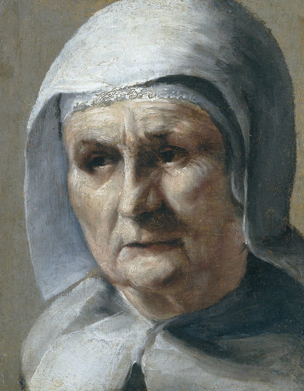 Stará žena od Moses Ter Borch