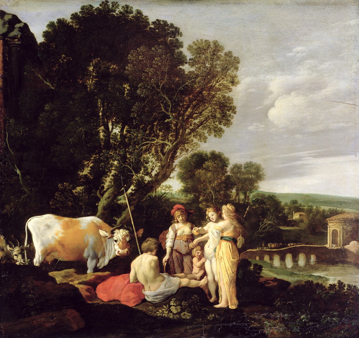 Soud v Paříži, 1626 od Moyses or Moses Matheusz. van Uyttenbroeck