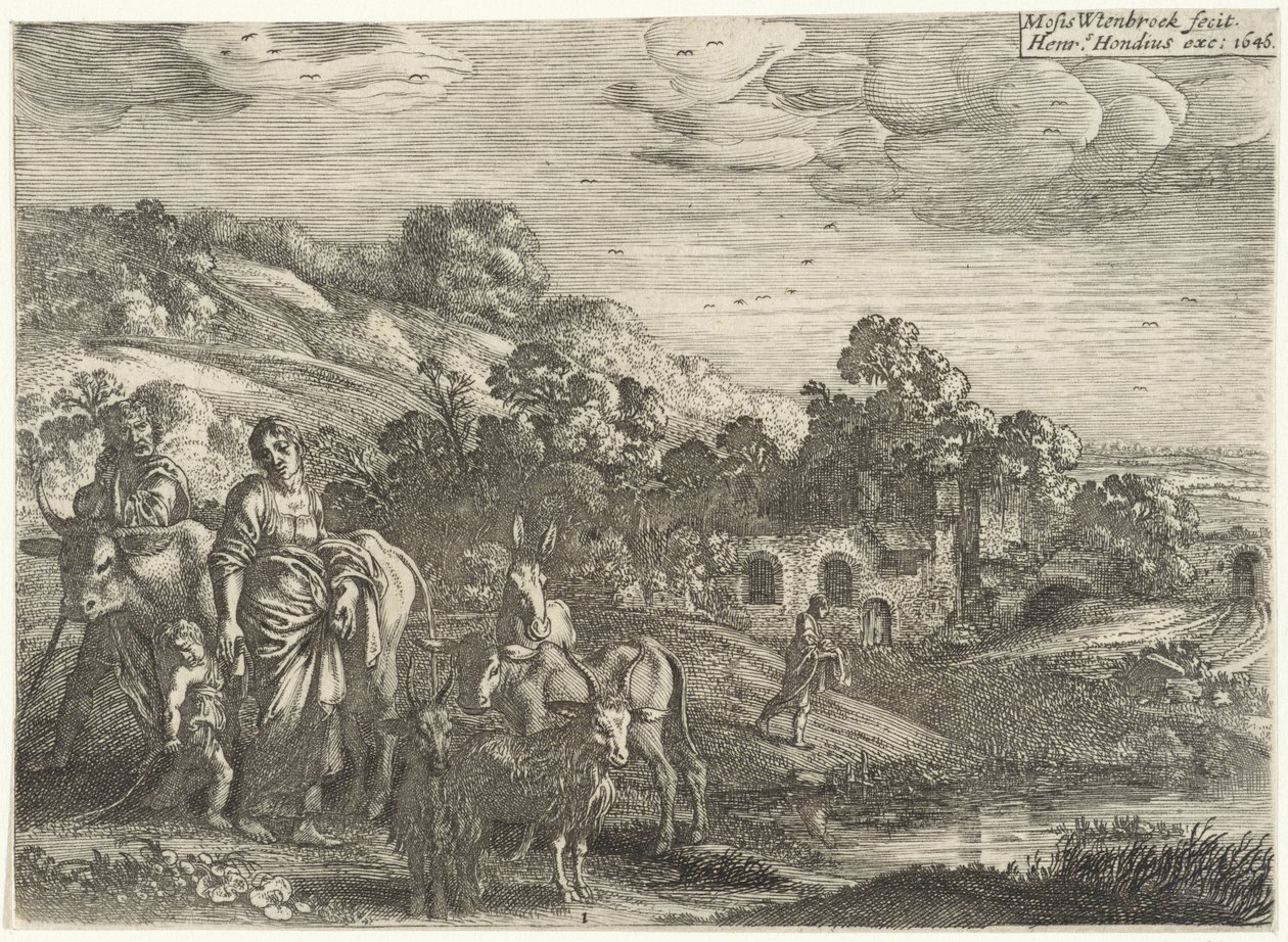 Odjezd Hagar The Story of Hagar (název série) od Moyses van Wtenbrouck