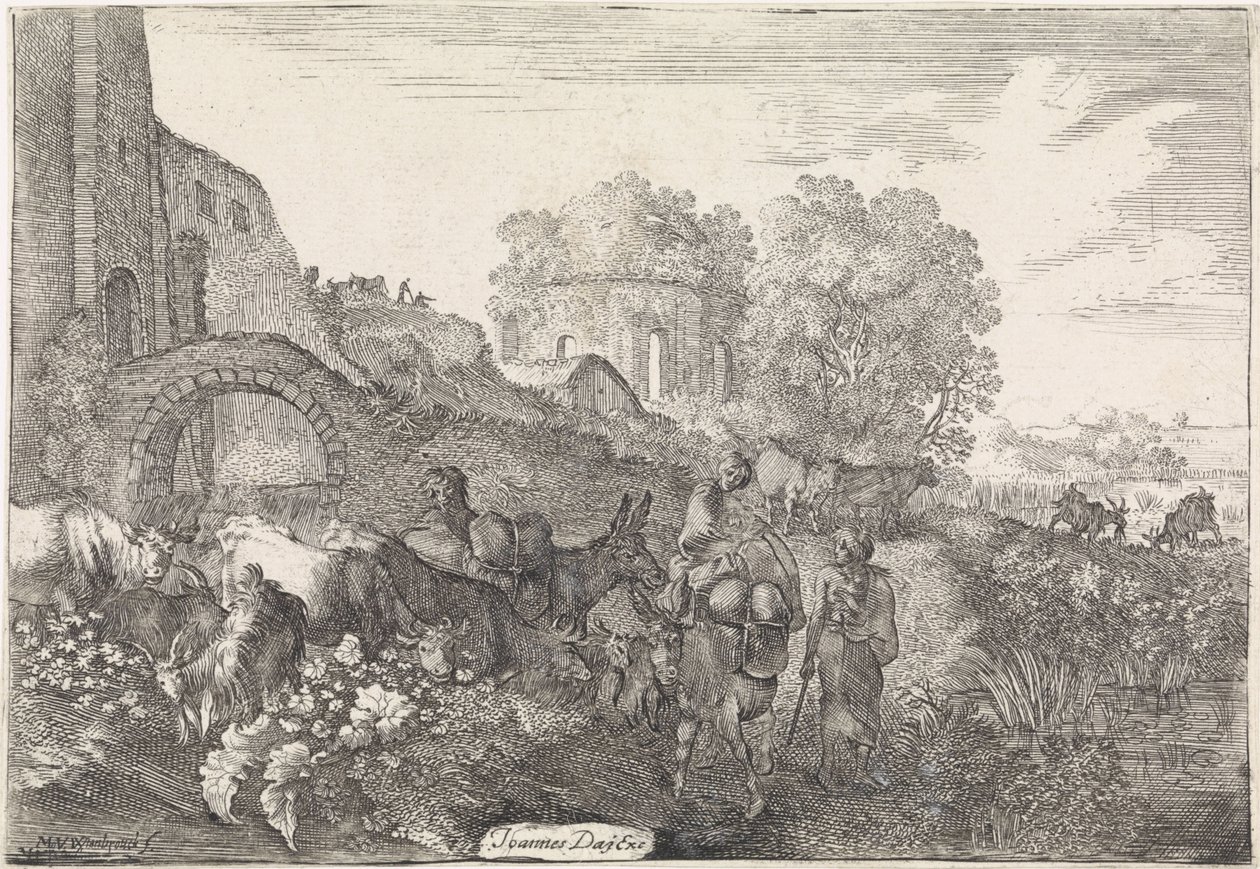 Landschap met reizigers Arcadische landschappen (series title)   1332673   cs       czech Successfully Translated  Original: François-Théodore de Nesmond Translat: François-Théodore de Nesmond 1252467 cs czech Successfully Translated Original: Figurstudier od Moyses van Wtenbrouck