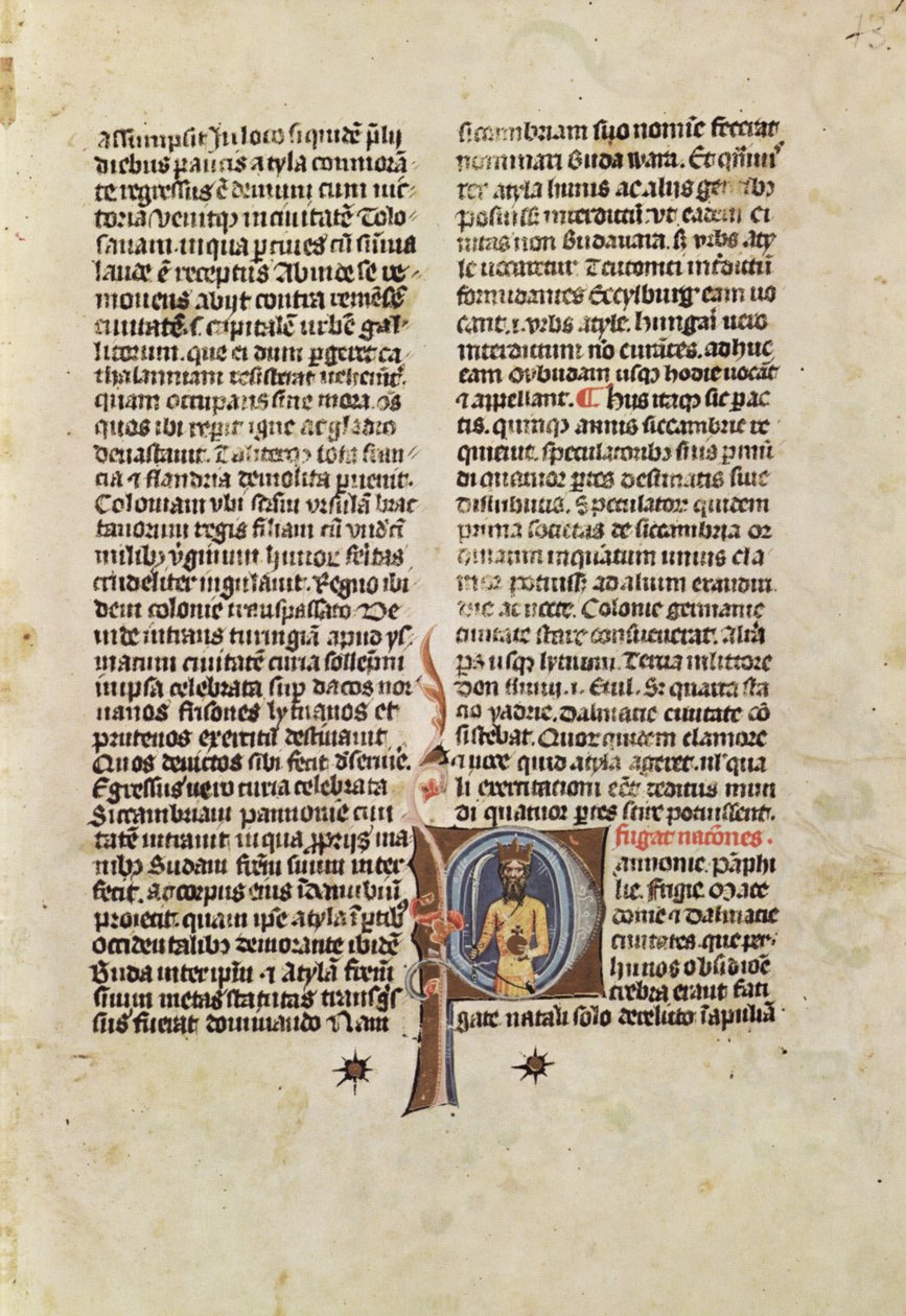 Iluminovaná kronika; Chronicon Pictum; Képes Krónika 13 od Márk Kálti