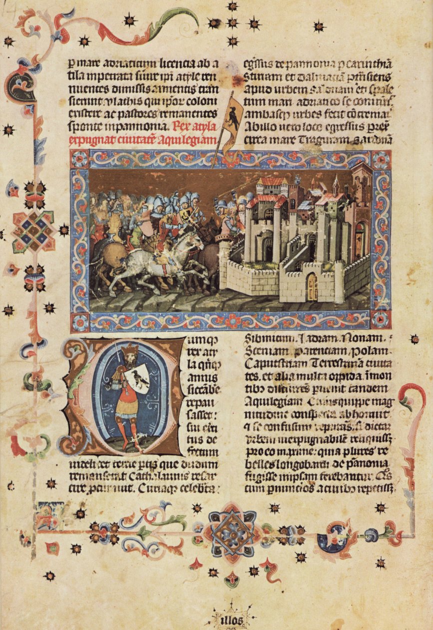 Iluminovaná kronika; Chronicon Pictum; Képes Krónika 14 od Márk Kálti