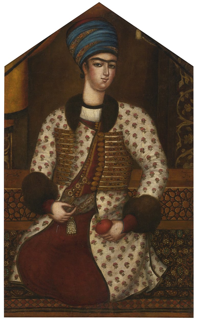 Portrét Rustama Khana Zanda od Muhammad Sadiq