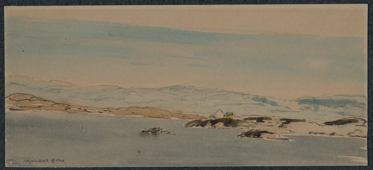Vjezd do Bergenu od Muirhead Bone