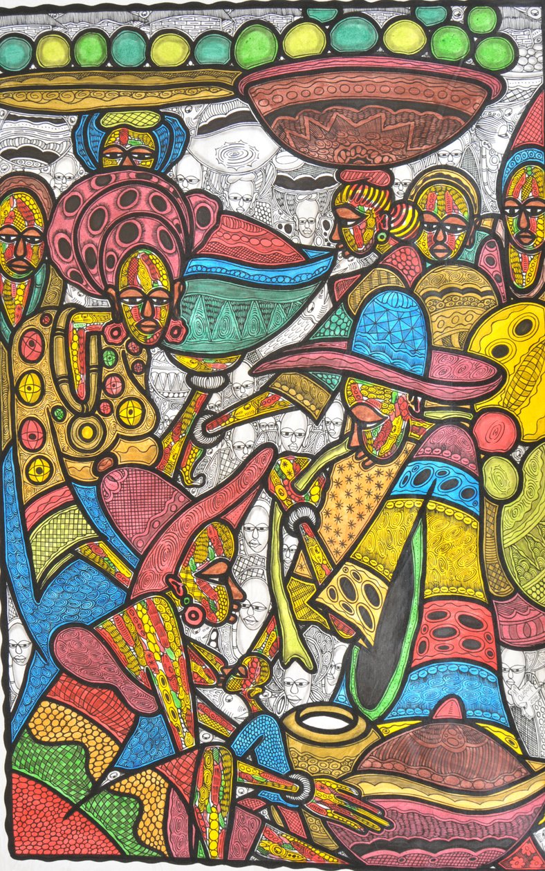 Calabash Market od Muktair Oladoja