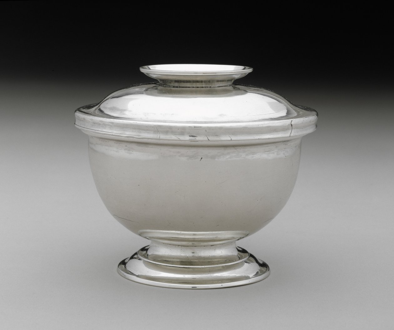 Miska na cukr, c. 1745-1775 (stříbro) od Myer Myers