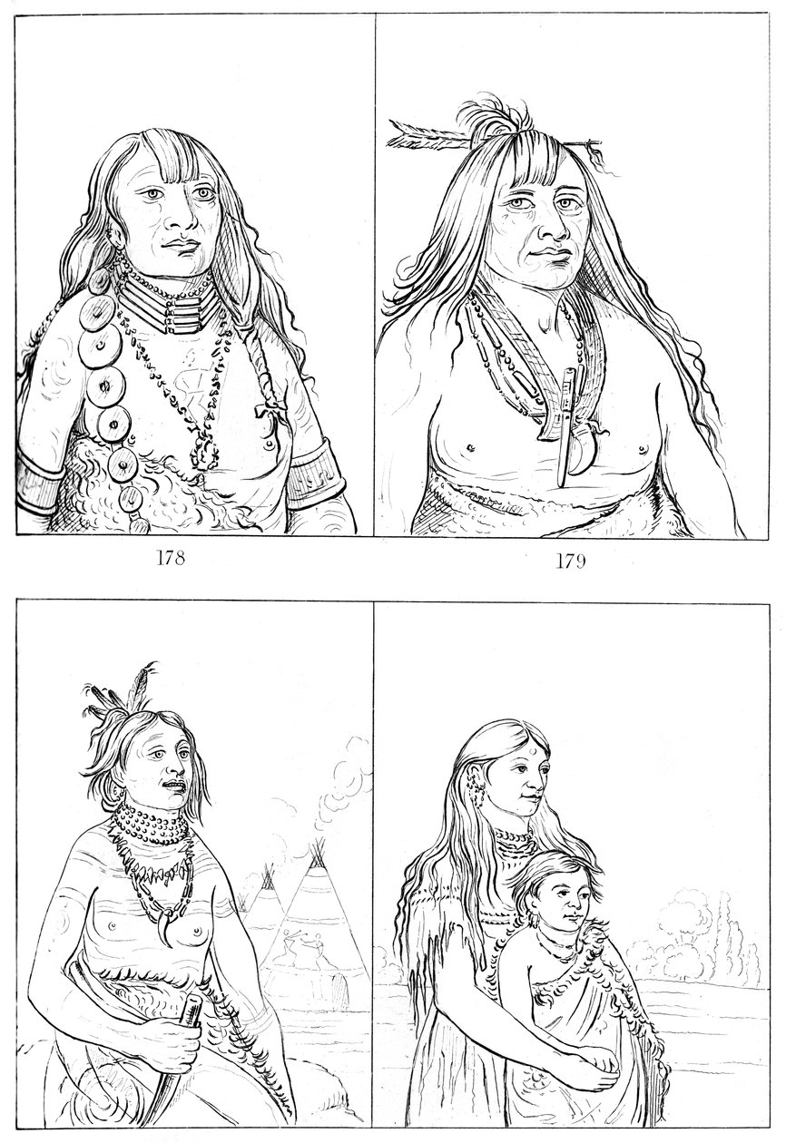 Kiowas, 1841. od Myers and Co
