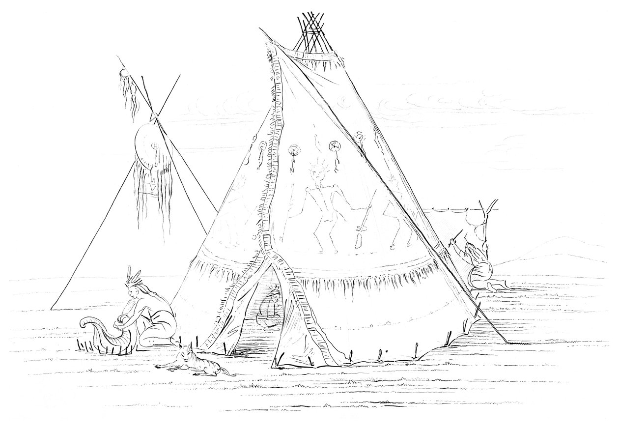 Teepee, 1841. od Myers and Co