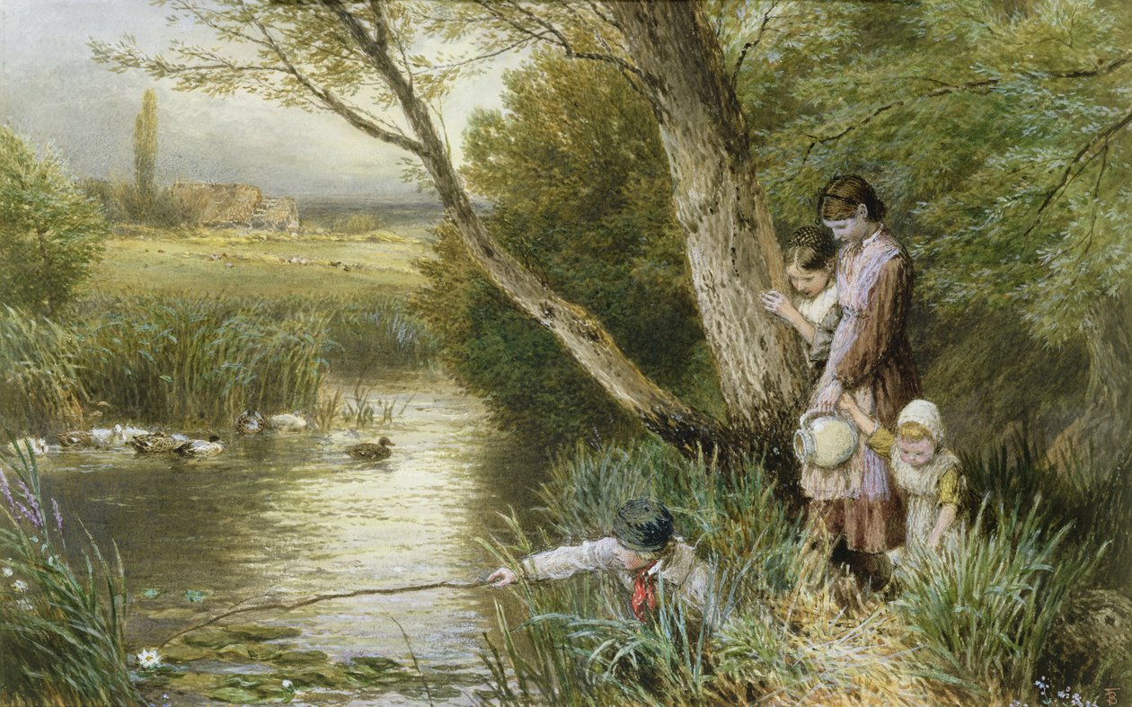 U potoka od Myles Birket Foster