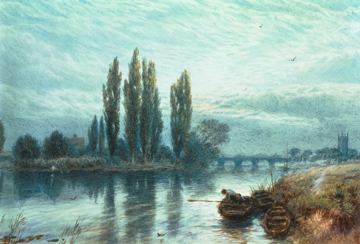 večer (wc) od Myles Birket Foster