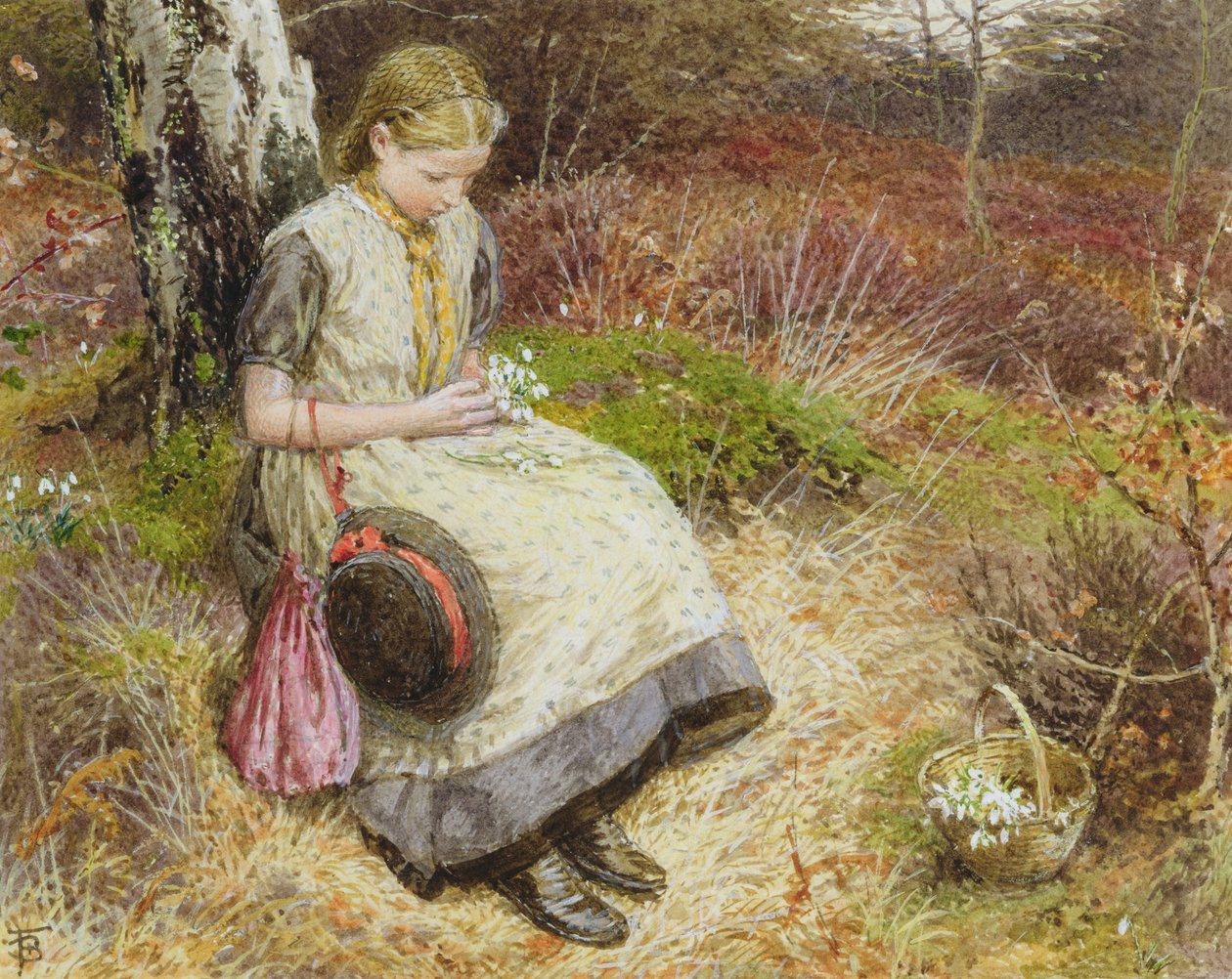 Sněženky od Myles Birket Foster