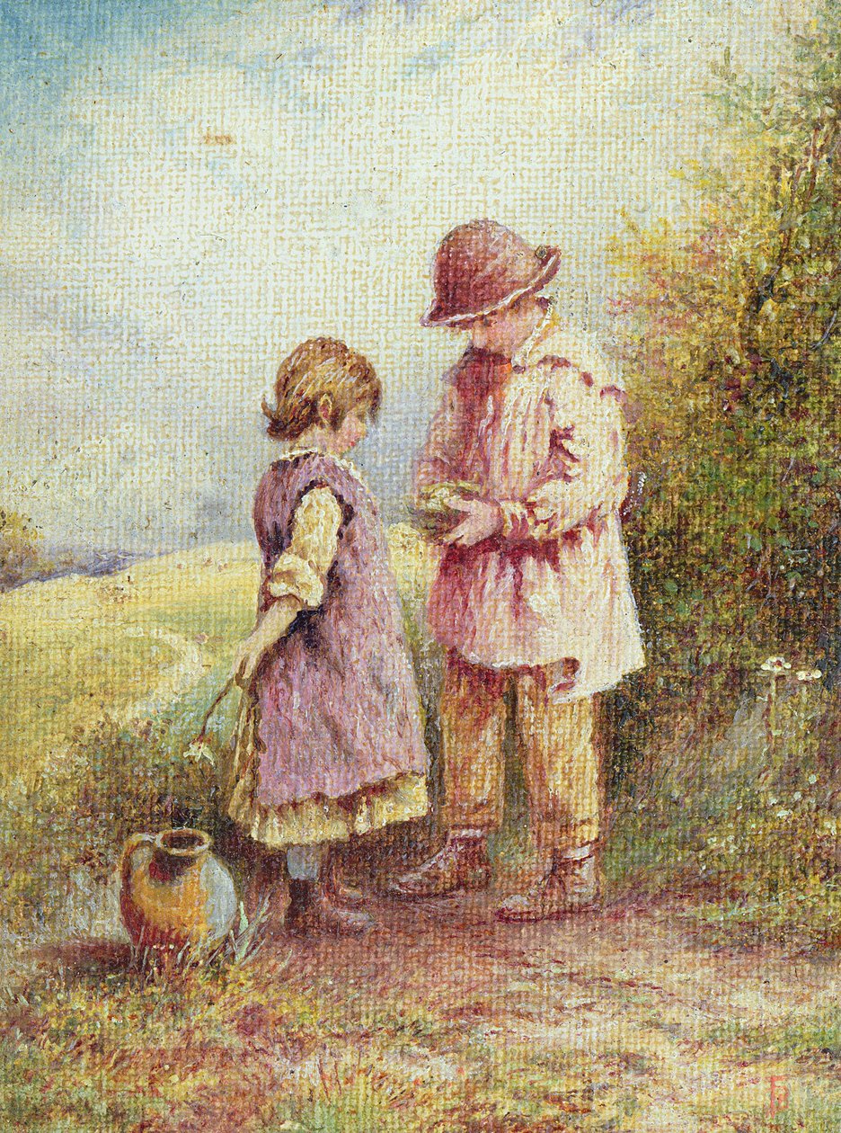 Ptačí hnízdo od Myles Birket Foster