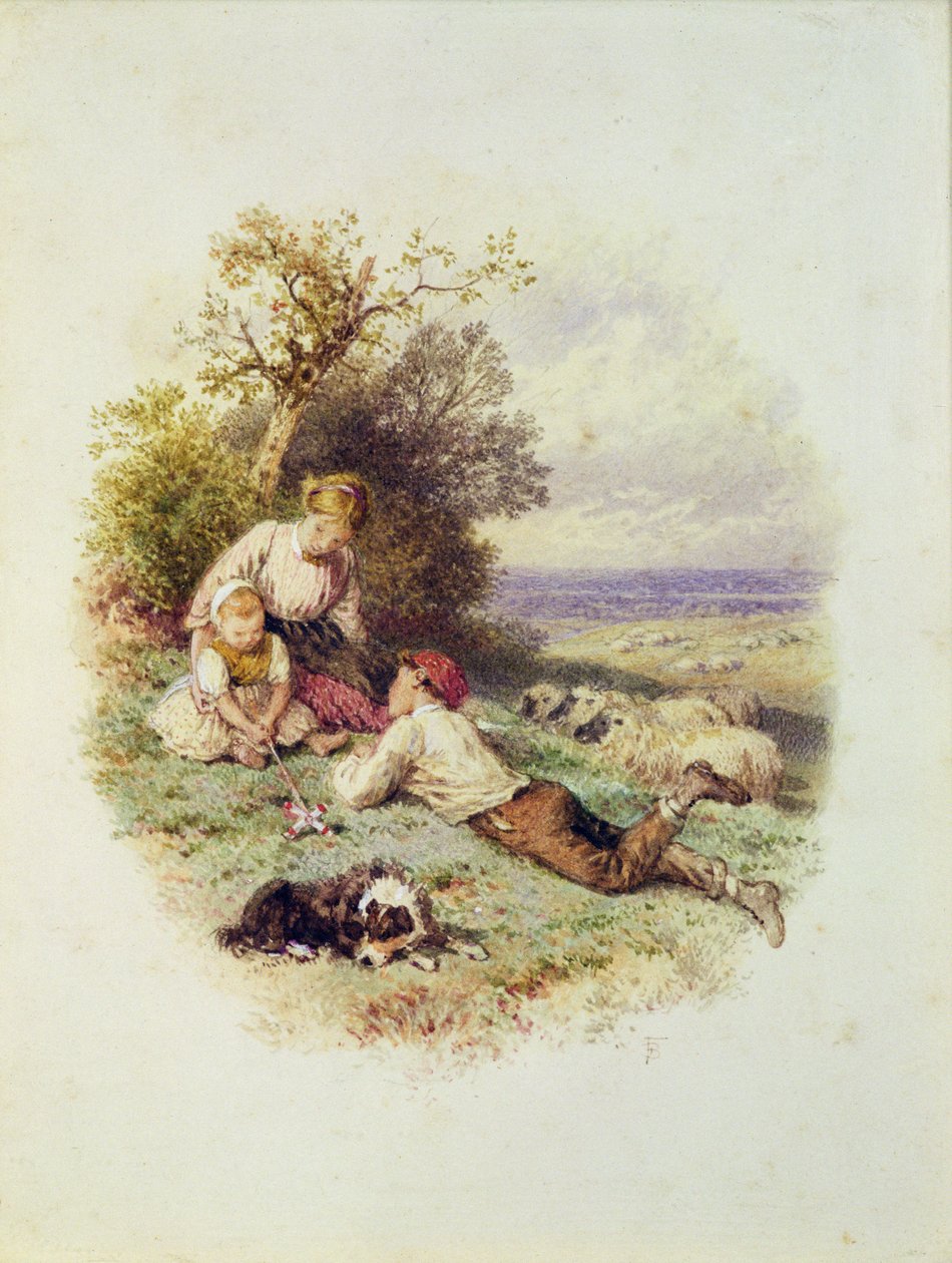 Mladý ovčák od Myles Birket Foster