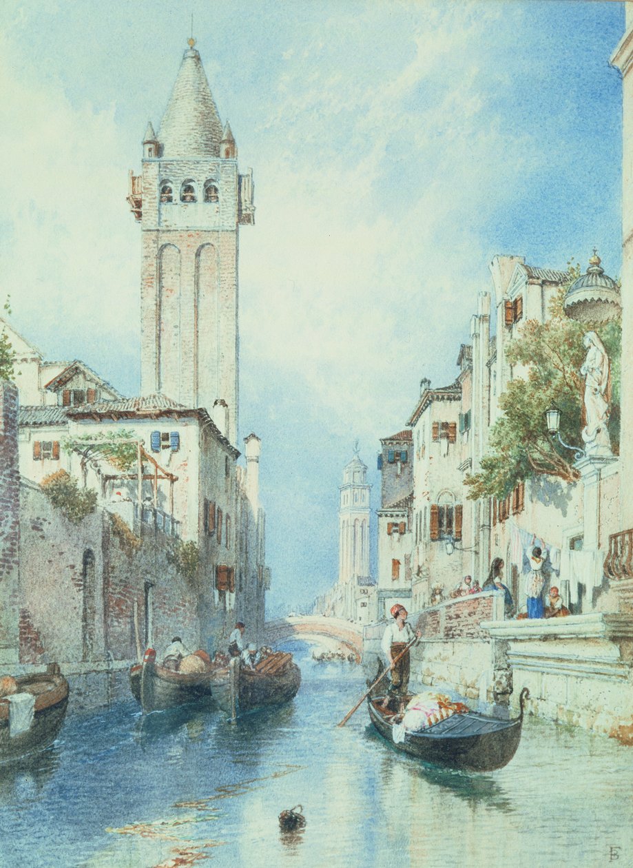 Benátky od Myles Birket Foster
