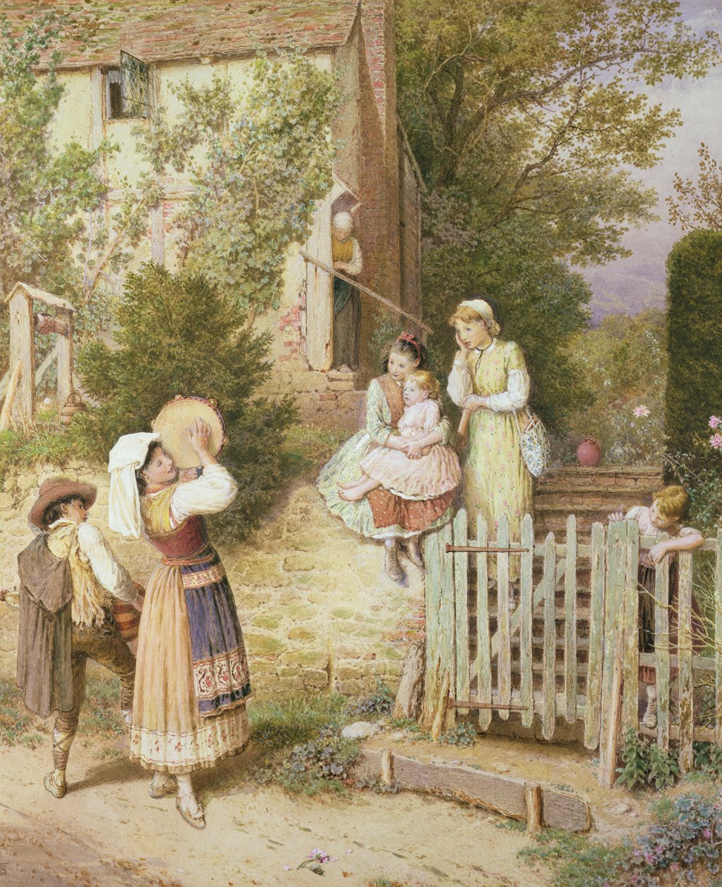 Potulní pěvci od Myles Birket Foster