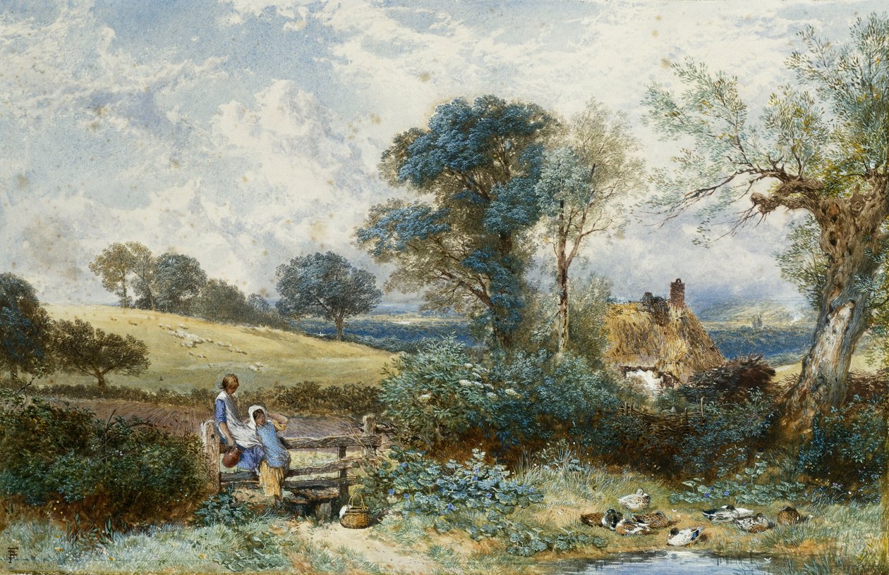 U Kachního rybníka, od Myles Birket Foster