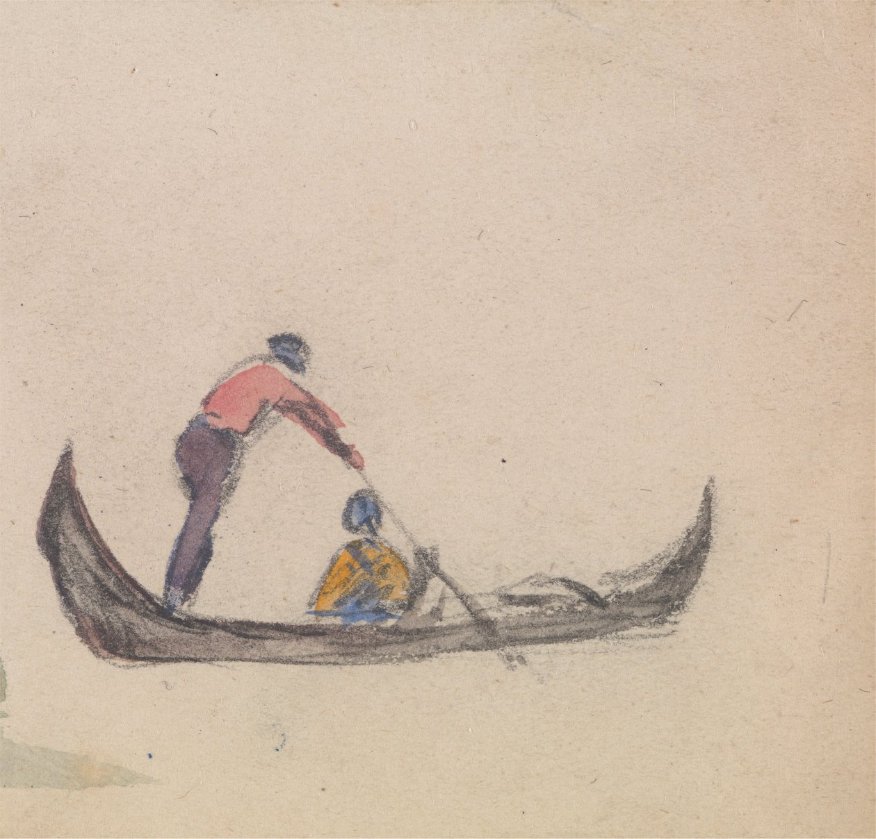 Jedna ze skupiny tří studií gondol od Myles Birket Foster