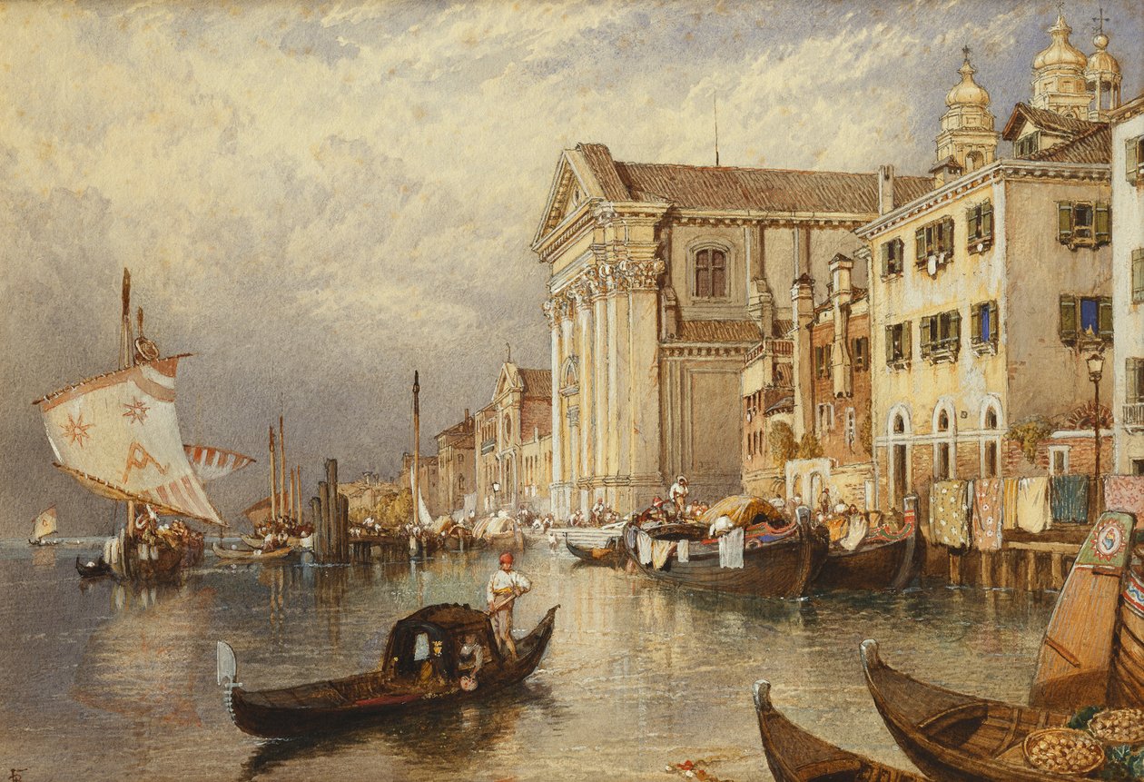 Kostel Santa Maria del Rosario nebo Gesuati, Benátky, od Myles Birket Foster