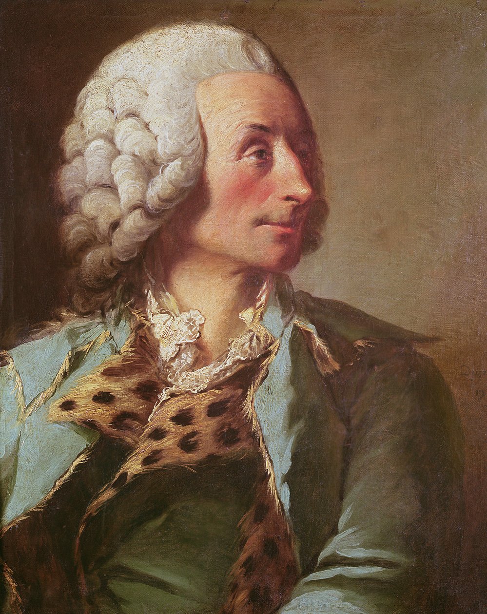 Portrét Clauda Nicolase Le Cata (1700-68) od N. Dupont
