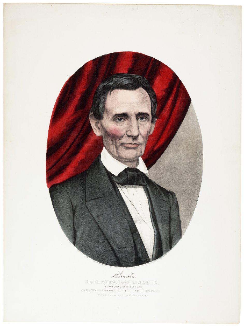 Abraham Lincoln, 1860 od N. and Ives, J.M. Currier