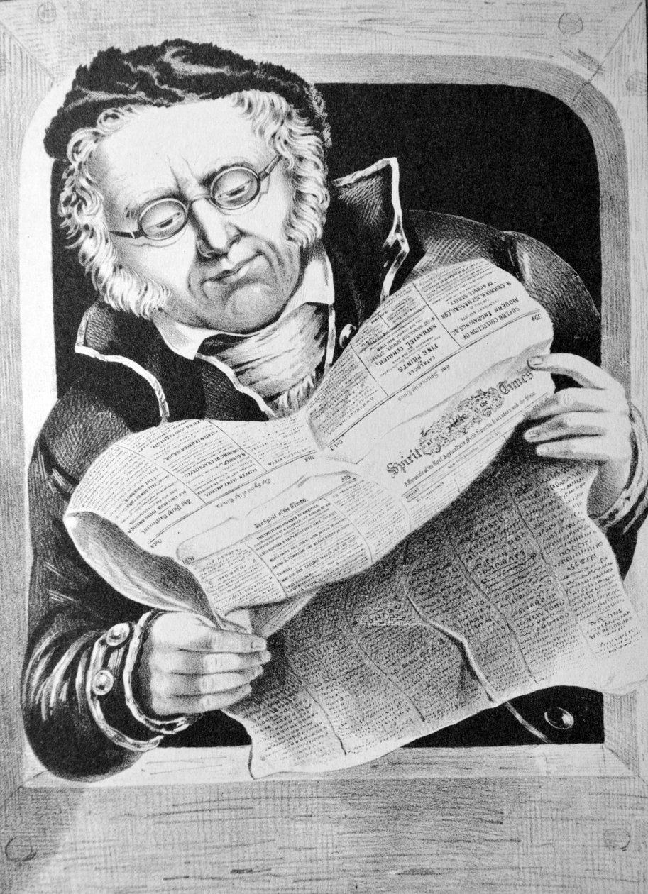 Currier & Ives ilustrace 19. století. Pohled dovnitř od N. and Ives, J.M. Currier