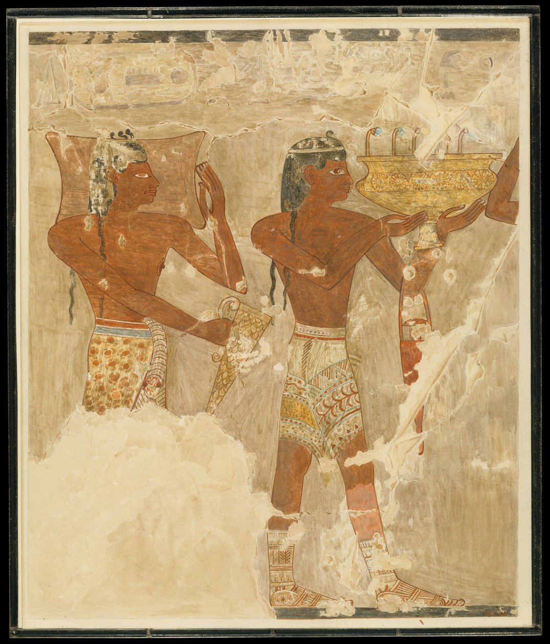 Kréťané přinášejí dárky od N. de Garis Davies