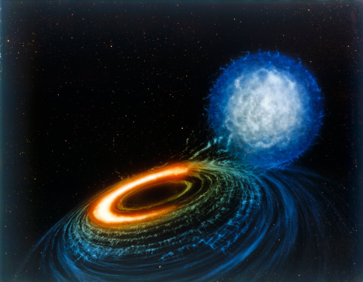 Černá díra, umělecká koncepce. od NASA Images