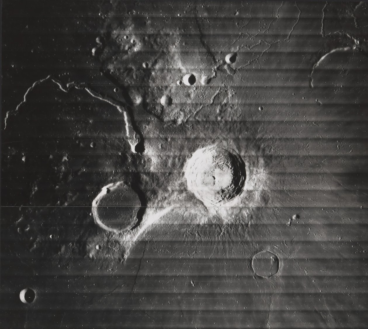 Kráter Aristarchus, Schroterovo údolí a okolí, 1967. od NASA Images