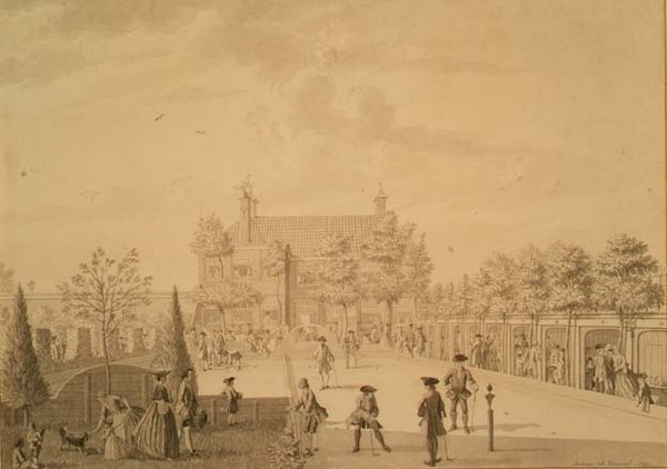 Golfové hřiště za Stadlander Inn, Amsterdam od N.M. Aertman