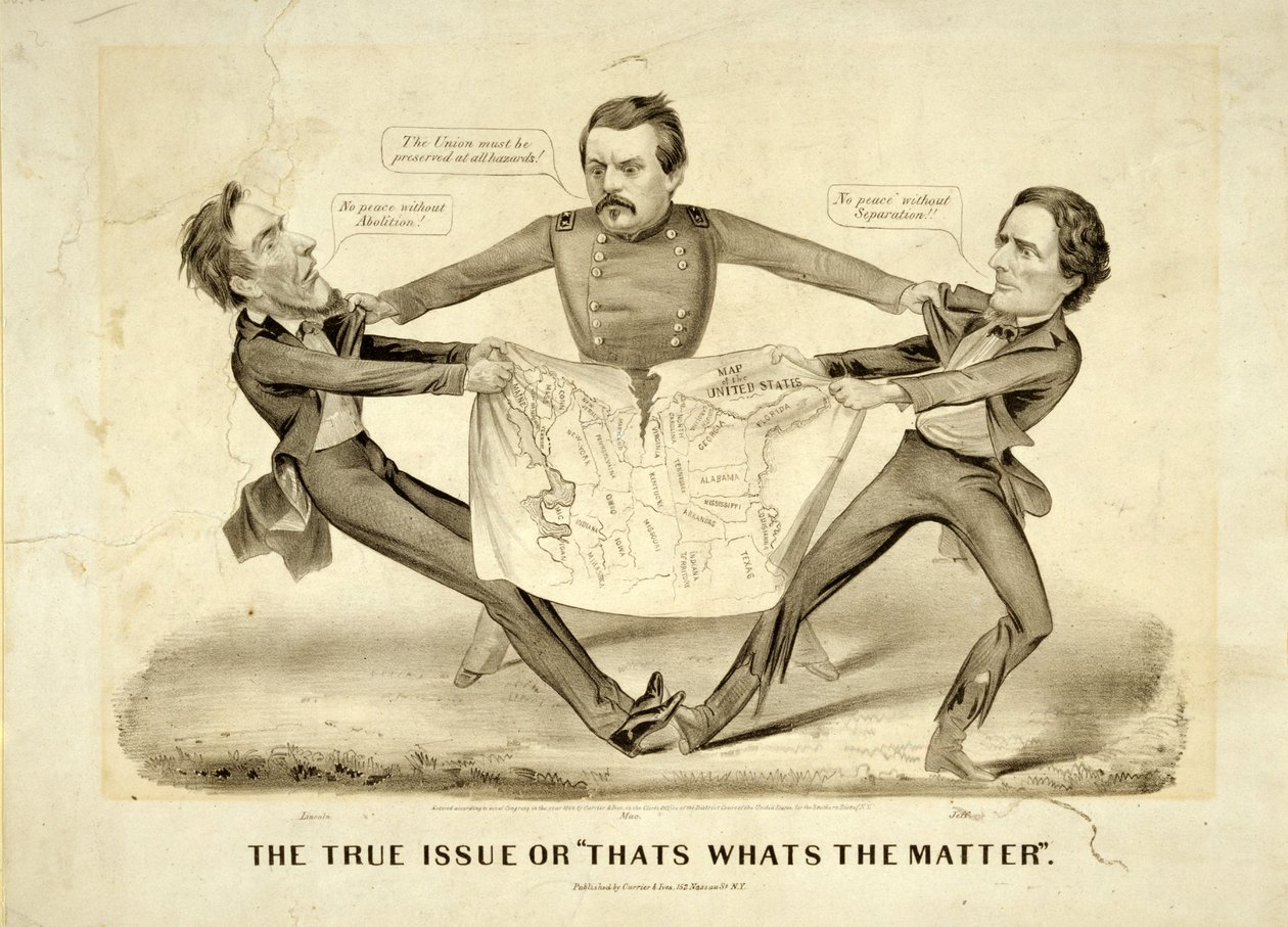 Skutečný problém aneb "Na tom záleží od N. and Ives J.M. (1824 95) Currier