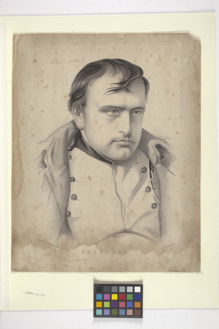 Napoleon (litografie) od N. and Ives J.M. (1824 95) Currier