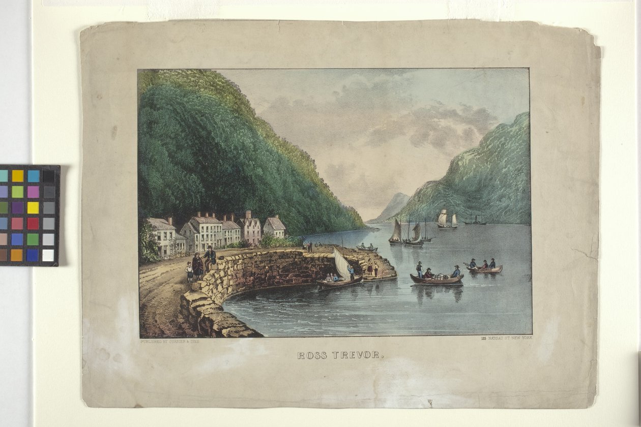 Ross Trevor (ručně kolorovaná litografie) od N. and Ives J.M. (1824 95) Currier