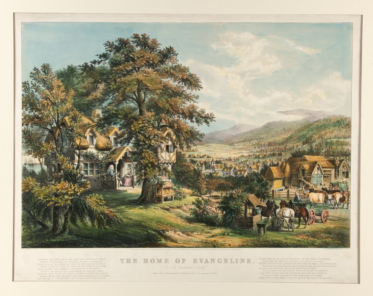 Domov Evangeline od Currier and Ives