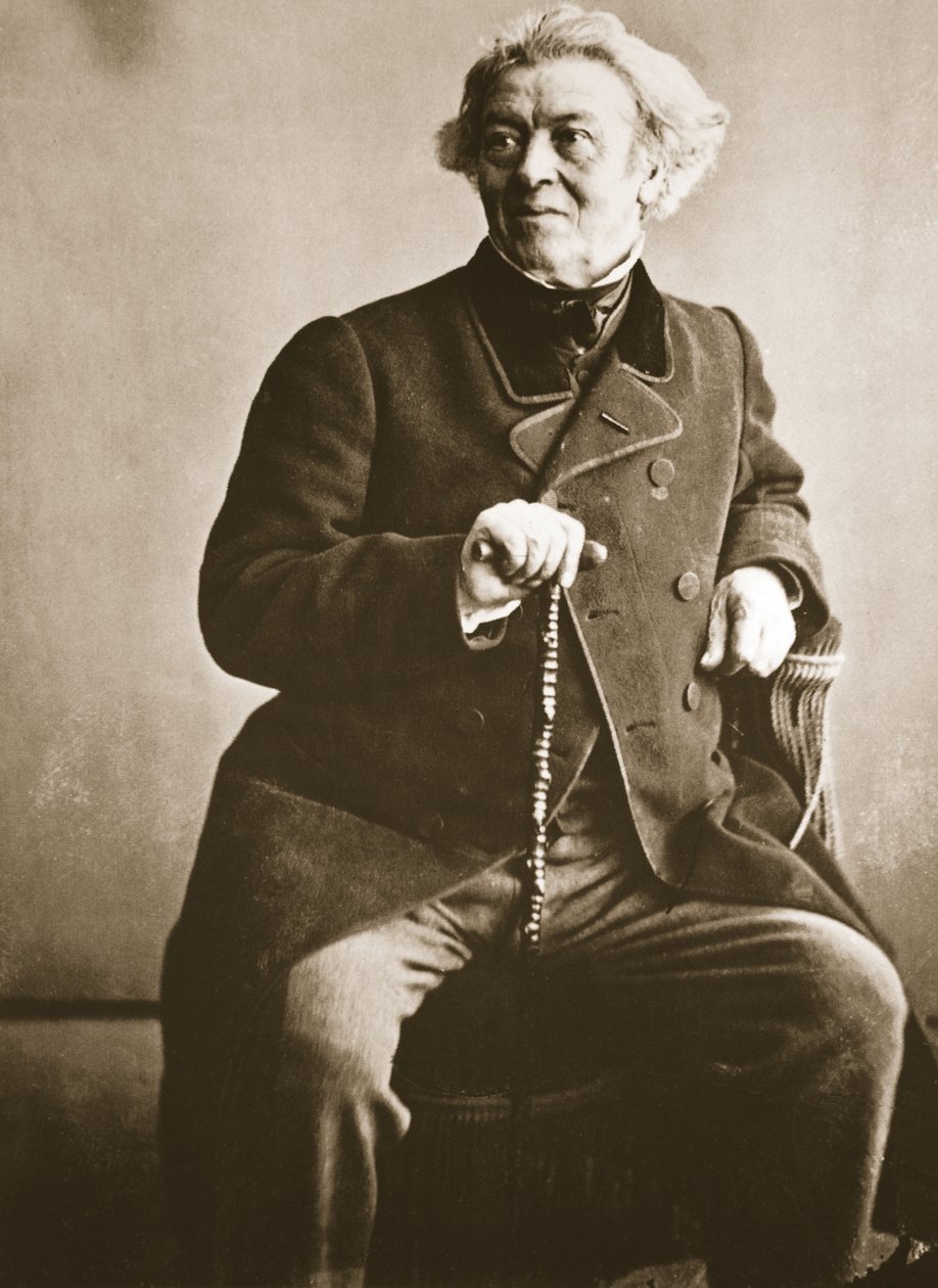 Camille Corot, cca 1863 (fotoryt) od Nadar