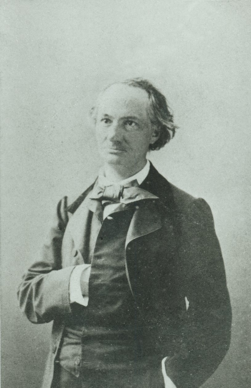 Charles Baudelaire (1821-67) od Nadar