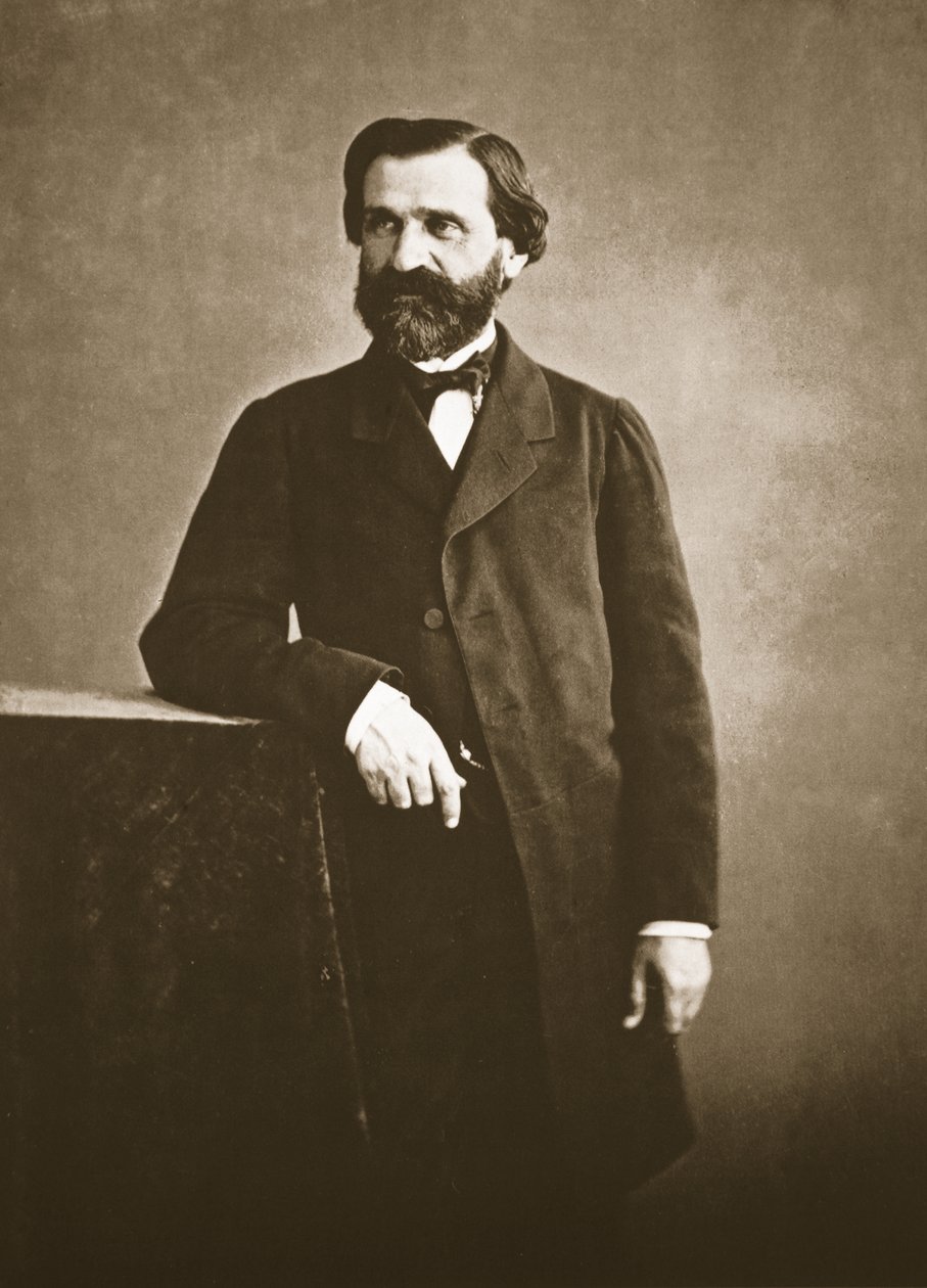 Giuseppe Verdi, 1860 (Hlubotisk) od Nadar