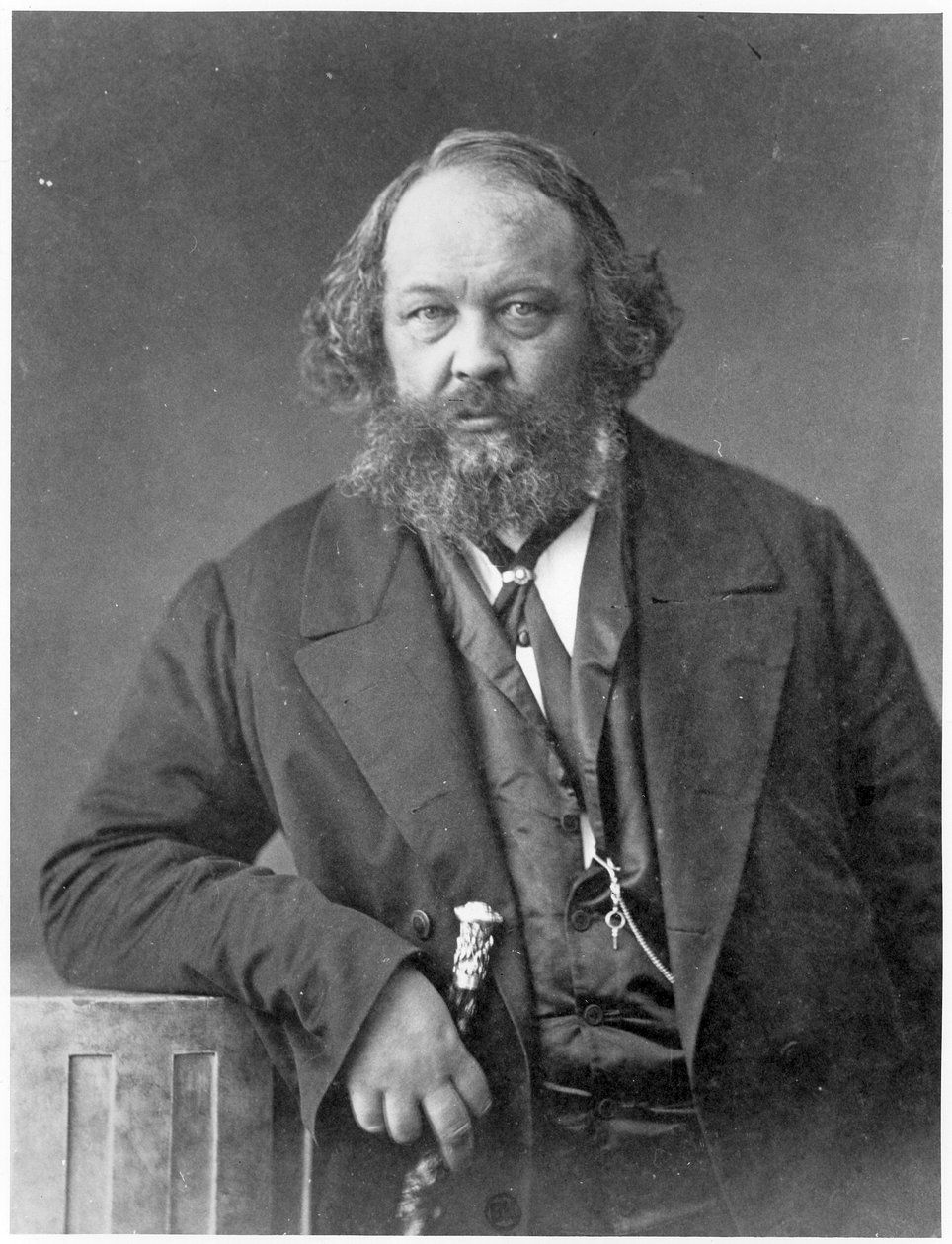 Portright Michaila Alexandroviče Bakunina (1814-76) s.1860 od Nadar