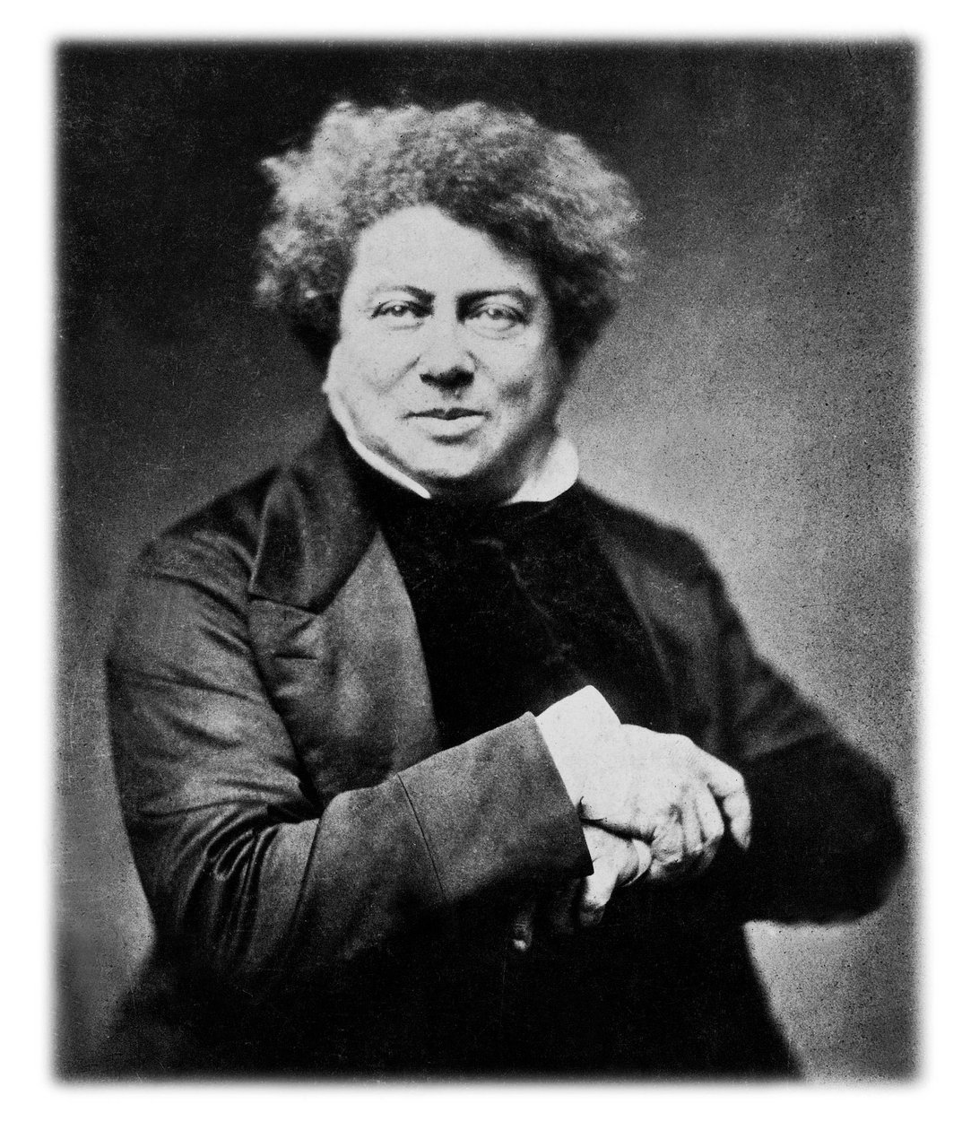 Alexandre Dumas Starší (1802-1870) francouzský spisovatel, obraz Nadar c. 1855 od Nadar