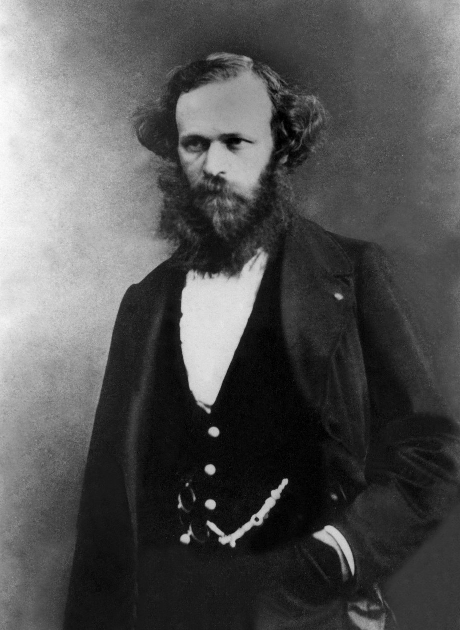 Arsene Houssaye (1815-1896) francouzský spisovatel, foto Gaspard Felix Tournachon řekl Felix Nadar (1820-1910) od Nadar